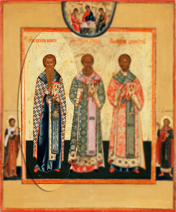 w Synaxis troch hierarchov bazil