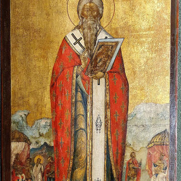2020 10 Ikona svaety Charalampes so zivotom 2